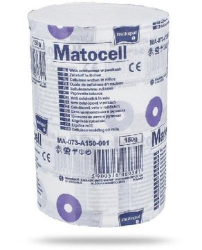 Matocell wata celulozowa w zwoju opatrunki 150 g