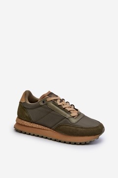 SNEAKERSY MĘSKIE MEMORY FOAM SYSTEM BIG STAR NN174325 KHAKI 41