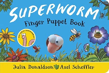 SUPERWORM FINGER PUPPET BOOK - the wriggliest, squ