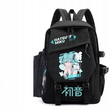 ШКОЛЬНЫЙ РЮКЗАК HATSUNE MIKU БОЛЬШОЙ А4 USB-УЗОРЫ