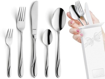 Sztućce obiadowe Amefa Whisper 1405 30el dla 6os