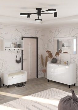 DOLCE DOL-08 контейнер колесный белый/белая половина