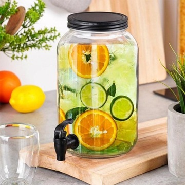 Банка с краном и подставкой 3л на свадьбу, день рождения, вечеринку на природе.