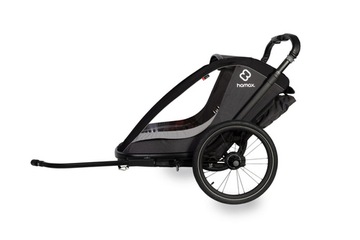 Hamax Przyczepka rowerowa COCOON ONE- Grey/black