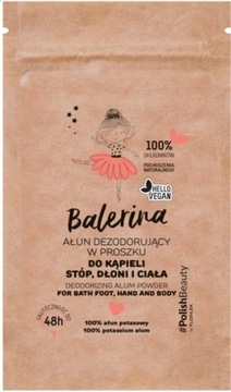 FLOSLEK Balerina Ałun dezodorujący do kąpieli 25g