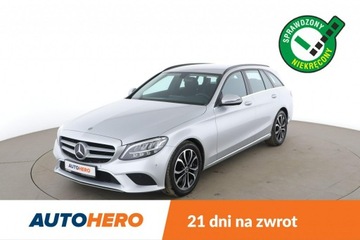 Mercedes Klasa C W205 Kombi Facelifting 2.0 220d 194KM 2018 Mercedes C 220 full LED, navi, kamera i czujniki