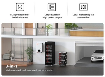 ДОЛЖЕН 5 кВтч BMS аккумулятор 100Ач 51,2В