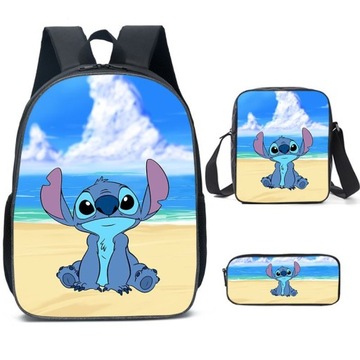 STICH PLECAK SZKOLNY ZESTAW PIÓRNIK TORBA 3W1 nowy A4