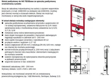 Tece WC рама и черная кнопка. Джокер Боул