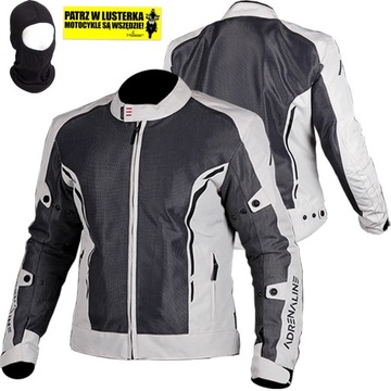 KURTKA MOTOCYKLOWA ADRENALINE MESHTEC szara