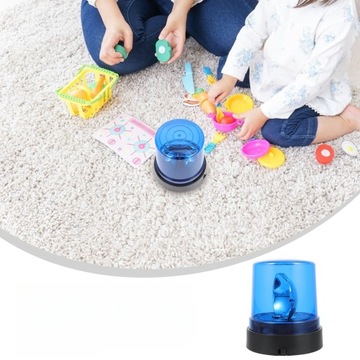 DEKORACYJNA LAMPA OSTRZEGAWCZA POLICJA LEKKA ZABAWKA DLA DZIECI