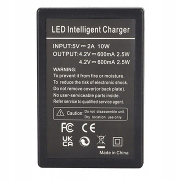 Li 90B DB110 Зарядное устройство для камеры с двумя USB-портами