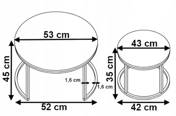 НАБОР ЖУРНАЛЬНЫХ СТОЛИКОВ 2 в 1 КРУГЛЫЕ РАСШИРЯЕМЫЕ ЖУРНАЛЬНЫЕ СТОЛЫ СКАМЬЯ СТОЛИК