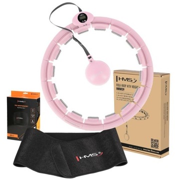 Hula Hop Hoop Z Obciążeniem i Licznikiem + Pas HMS