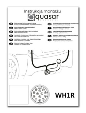 Буксировочный крюк AUDI Q5 8R 2008–2016 + 13-контактный модуль + адаптер в подарок 13/7