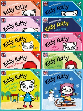 KITTY KOTTY KICIA KOCIA 10 KSIĄŻECZEK PO ANGIELSKU