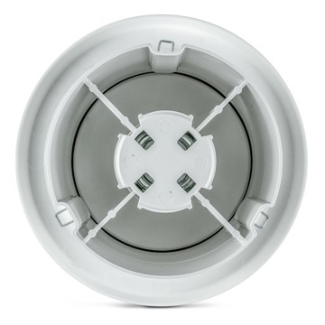 Анемостат Click-Clack с рамкой fi 125, белый AVM125