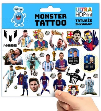 МОЮЩИЕСЯ ВРЕМЕННЫЕ ТАТУ ДЛЯ ДЕТЕЙ ОРИГИНАЛЬНЫЕ ДИЗАЙНЫ ЛИОНЕЛА МЕССИ