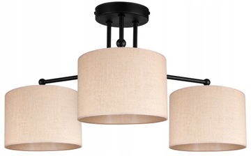 LAMPA WISZĄCA SUFITOWA ŻYRANDOL ABAŻUR BOHO JUTA