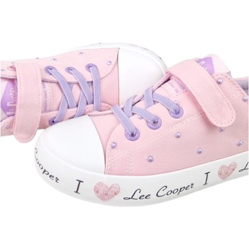 Кроссовки для девочек LEE Cooper Pink Sneakers Sports Shoes 2160K 30