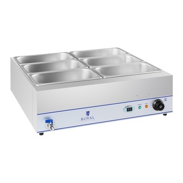 Водонагреватель с краном 6 x GN 1/3 2000Вт 230В Royal Catering