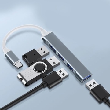 HUB USB C 3.0 РАЗДЕЛИТЕЛЬ АДАПТЕР 4xUSB MACBOOK