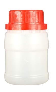Butelka 100ml + nakrętka HDPE na wodę chemię płyny