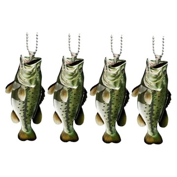 4x Generic Fish Ozdoby samochodowe Kreatywne akcesoria samochodowe Funny Car Style C