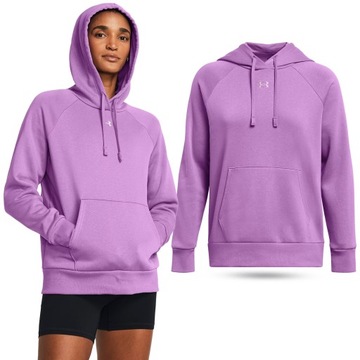 BLUZA DAMSKA UNDER ARMOUR Z KAPTUREM SPORTOWA BAWEŁNA SZYBKOSCHNĄCA 1379500