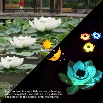 RGB LED ПЛАВАЮЩАЯ СОЛНЕЧНАЯ ЛАМПА ДЛЯ ПРУДА