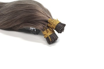 WŁOSY DOCZEPIANE Naturalne PASEMKA 50cm ringi #60