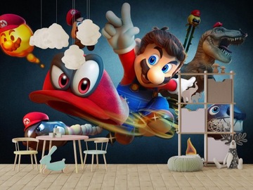 Fototapeta tapeta winylowa Mario 1 250x175 pokój młodzieżowy dziecięcy