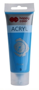 Farba akrylowa 75ml , niebieski, Happy Color