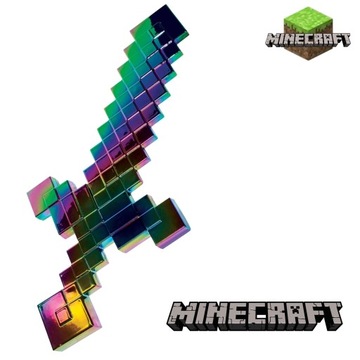 MINECRAFT НЕТЕРИТОВЫЙ МЕЧ 51 СМ АКСЕССУАР ДЛЯ КАРНАВАЛЬНОГО КОСТЮМНОГО БАЛА