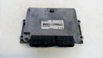 Компьютер двигателя Fiat Stilo 1.9JTD 2003 г. 55185364