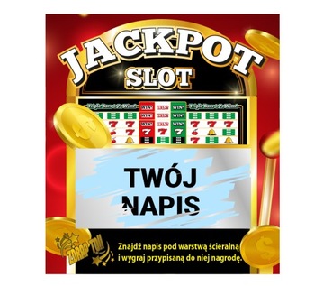 ZDRAPKA kupon loteria prezent TWÓJ NAPIS bez opak
