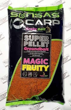 ZANĘTA SENSAS SUPER PELLET MAGIC FRUIT GROUNDBAIT 1kg