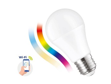 Светодиодная лампа WiFi E27 13Вт RGB+CCT TUYA с регулируемой яркостью