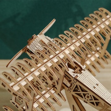 ДЕРЕВЯННЫЙ ПАЗЛ 3D МОДЕЛЬ - САМОЛЕТ своими руками