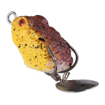 Frog Lure Bass Bait Metalowa cekinowa przynęt