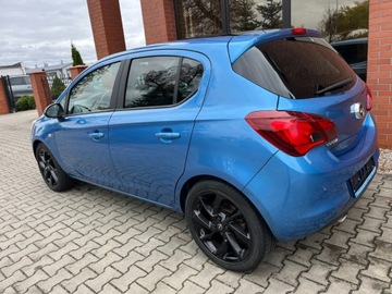 Opel Corsa E Hatchback 3d 1.4 Turbo 100KM 2018 Opel Corsa 1.4 benzyna 100 KM 6 biegow czarny dach zadbany mozliwa zamia, zdjęcie 2