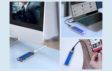 КОРПУС ORICO M.2 NVME SSD USB-C 3.1 КАРМАН ДЛЯ НОУТБУКА