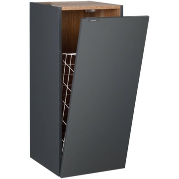 Astor Półsłupek Z Koszem 35 cm Adel Antracyt Połysk