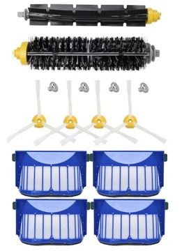 FILTRY SZCZOTKI DO IROBOT ROOMBA 698 696 612 615 620 625 650 670 681 695