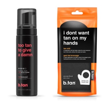 b.tan Too Tan To Give A Daman Пена для автозагара 200 мл