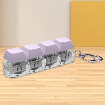 Брелок-клавиатура с непоседами, сенсорная игрушка для подростков, детей, мальчиков и девочек, фиолетовый