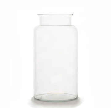 Wazon szklany Słój Jar clear L-H35 cm