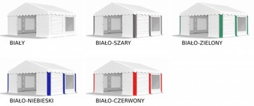 Универсальная палатка-павильон для сада 3x4м 2-2,87м