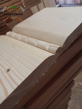 NAJSZERSZA DESKA ELEWACYJNA 28mm PÓŁOKRĄGŁA ORAZ PŁASKA 300 CM
