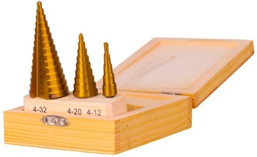 СВЕРЛО HSS TYTAN СТУПЕНЧАТОЕ КОНИЧЕСКОЕ СВЕРЛО 3 шт.